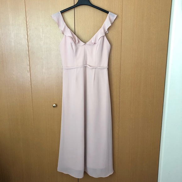 MONIQUE LHUILLIER BRIDESMAIDS Keira Backless Gown - Picture 8 of 12